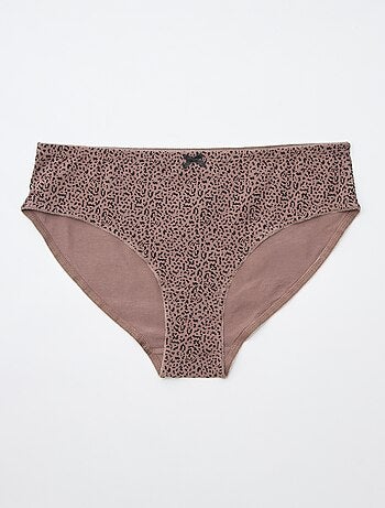 Set di 3 slip in cotone stretch