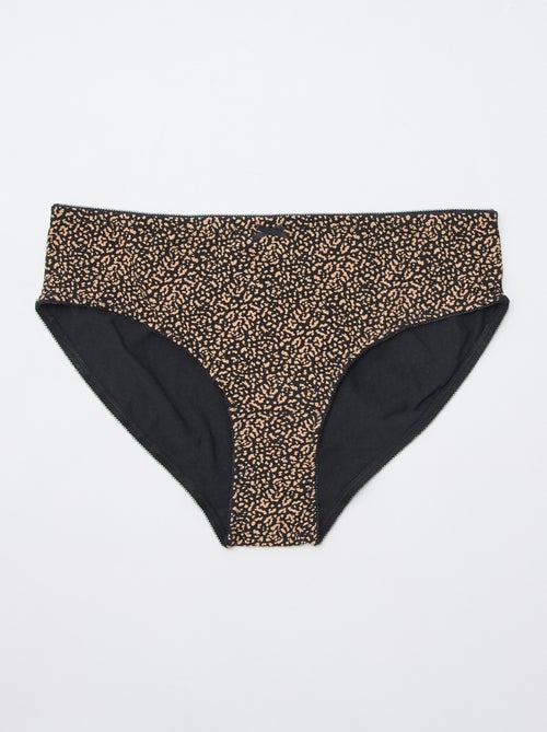 Set di 3 slip in cotone stretch - Kiabi Set di 3 slip in cotone stretch - Kiabi