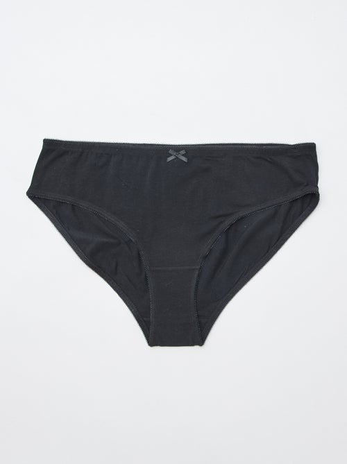 Set di 3 slip in cotone stretch - Kiabi