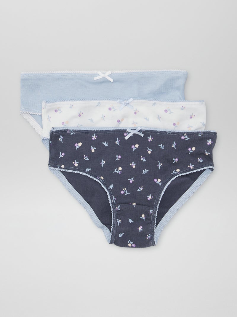 Set di 3 slip in jersey BIANCO - Kiabi