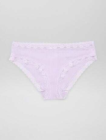 Set di 3 slip in pizzo