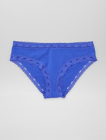 Set di 3 slip in pizzo