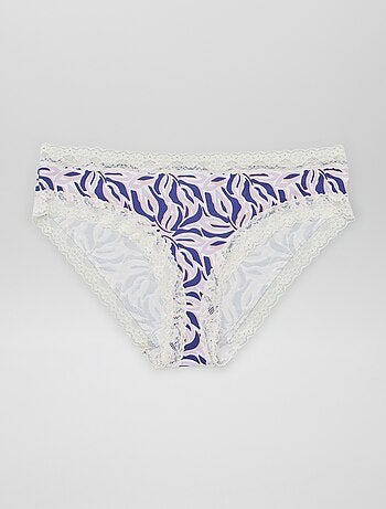 Set di 3 slip in pizzo