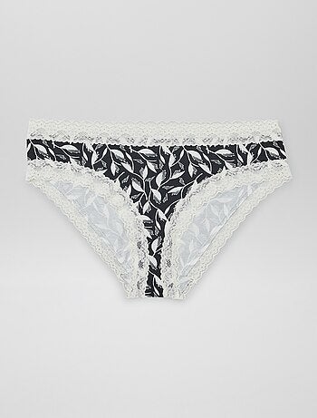 Set di 3 slip in pizzo