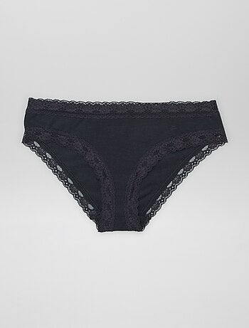 Set di 3 slip in pizzo