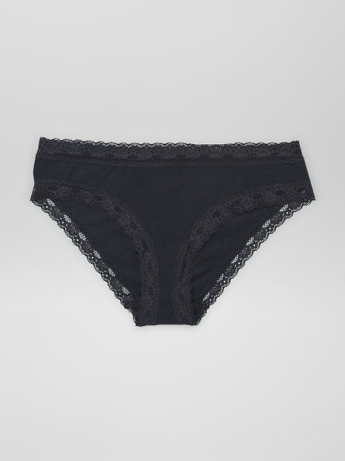 Set di 3 slip in pizzo - Kiabi