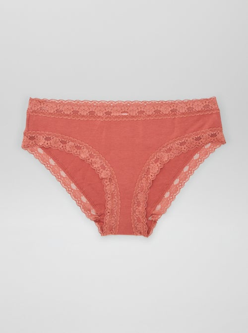 Set di 3 slip in pizzo - Kiabi