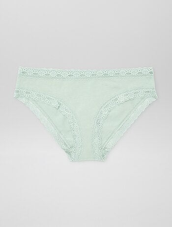 Set di 3 slip in pizzo