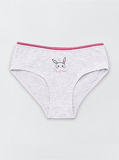 Set di 3 slip in puro cotone animali - Kiabi