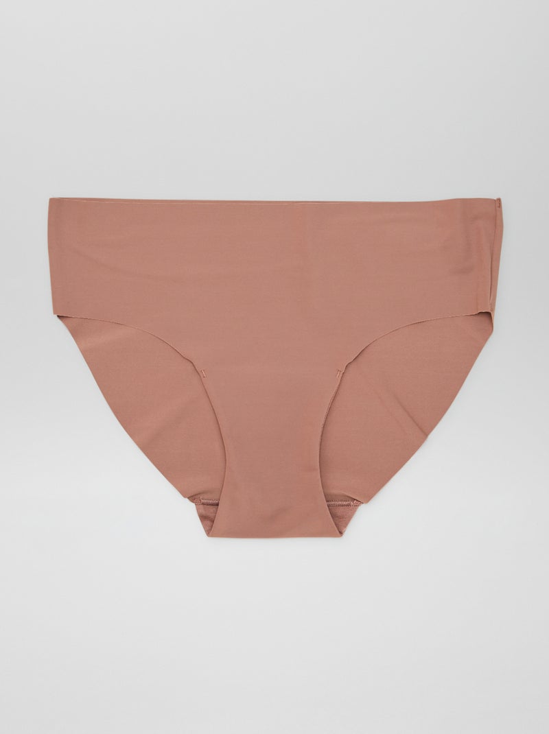 Set di 3 slip invisibili MARRONE - Kiabi