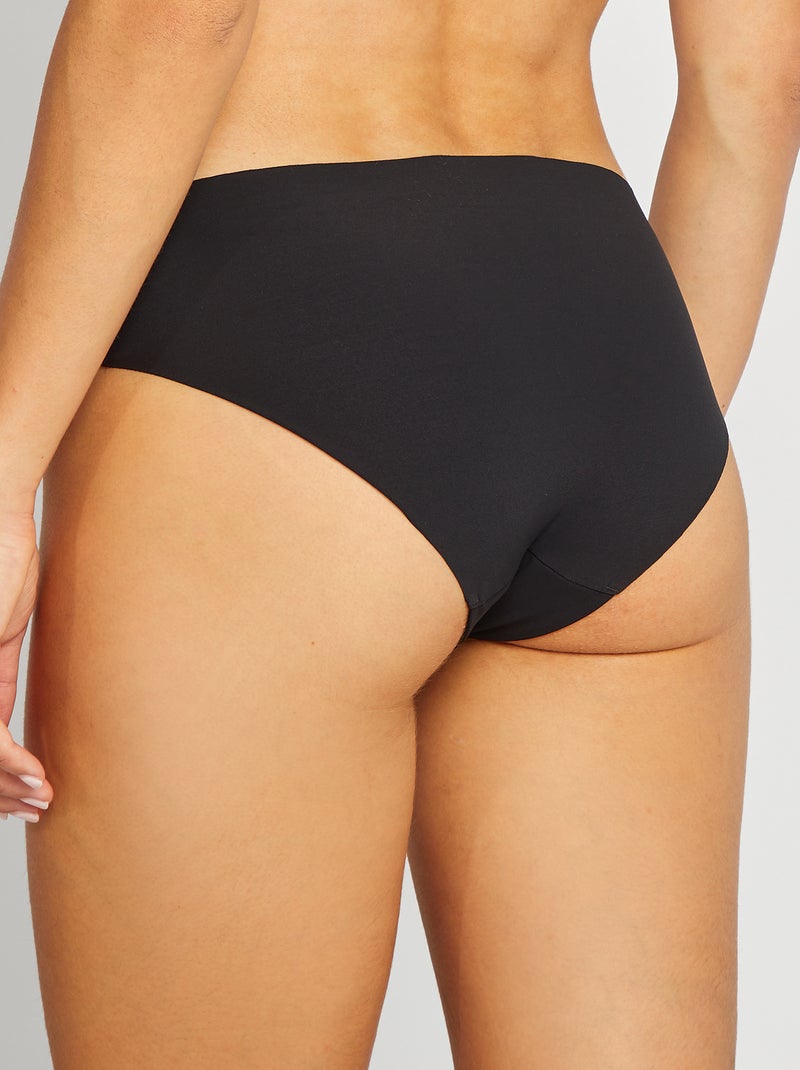 Set di 3 slip invisibili NERO - Kiabi
