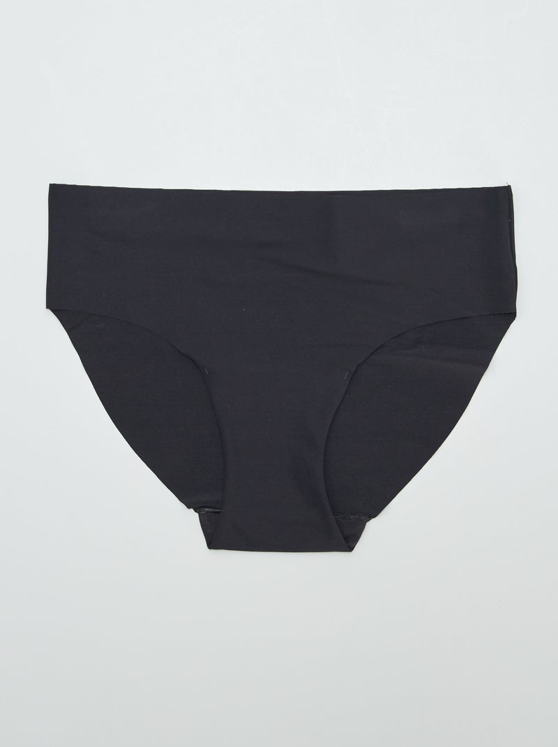 Set di 3 slip invisibili NERO - Kiabi