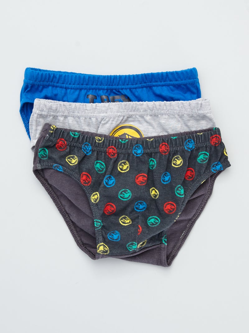 Set di 3 slip 'Jurassic World' BLU - Kiabi