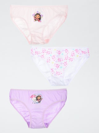 Set di 3 slip 'La casa delle bambole di Gabby'