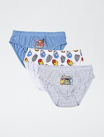 Set di 3 slip 'Marvel 'Avengers' in cotone