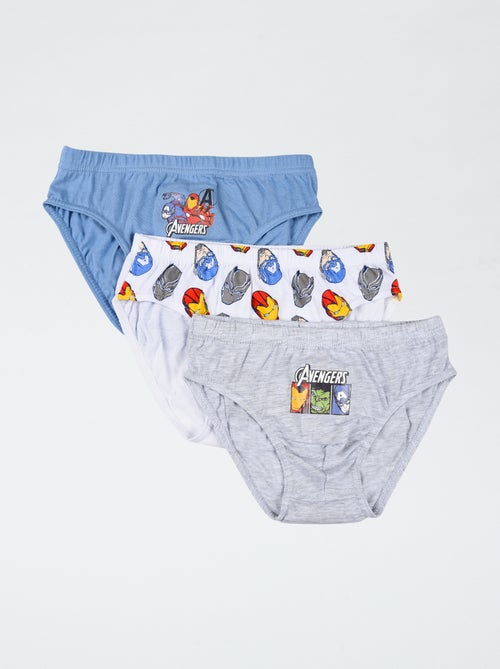 Set di 3 slip 'Marvel 'Avengers' in cotone - Kiabi