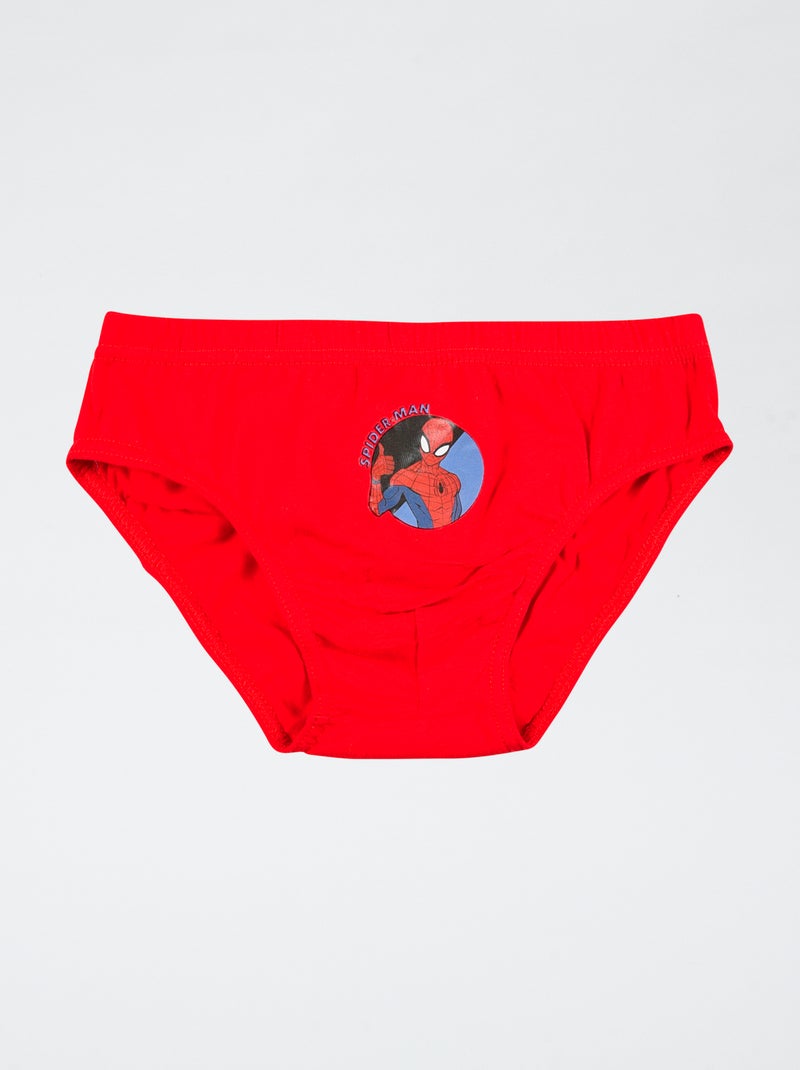 Set di 3 slip 'Marvel' Spiderman' in cotone Blu - Kiabi