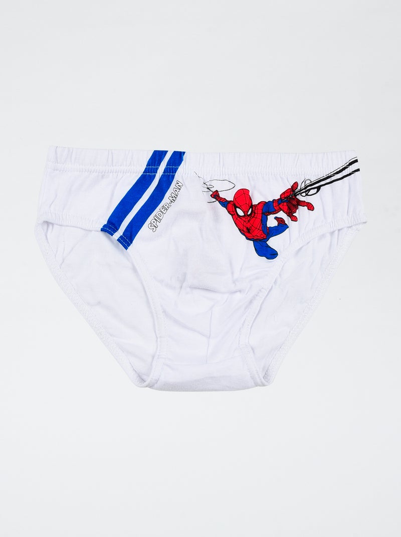 Set di 3 slip 'Marvel' Spiderman' in cotone Blu - Kiabi