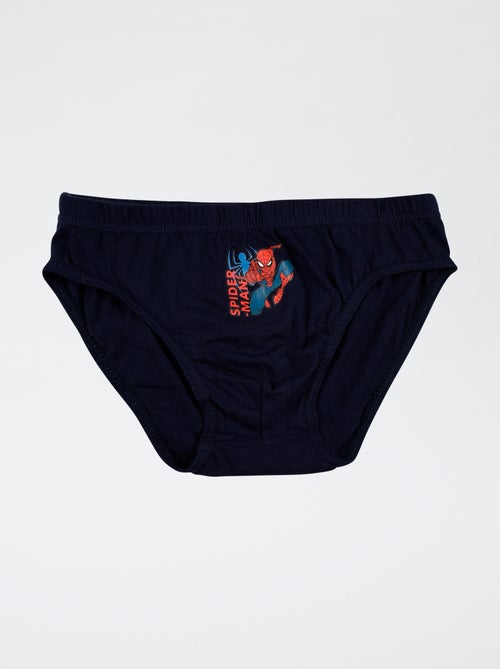 Set di 3 slip 'Marvel' Spiderman' in cotone - Kiabi