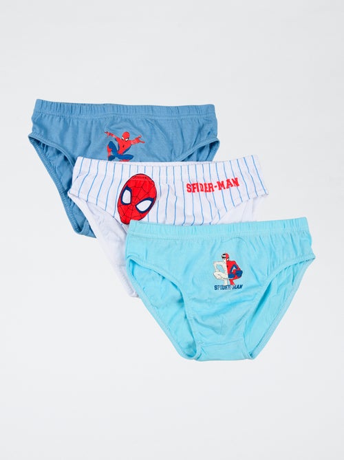 Set di 3 slip 'Marvel' Spiderman' in cotone - Kiabi