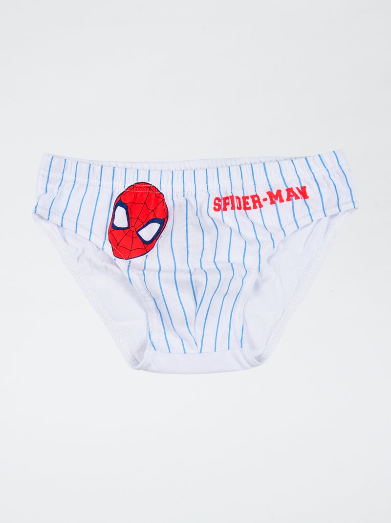 Set di 3 slip 'Marvel' Spiderman' in cotone Blu - Kiabi