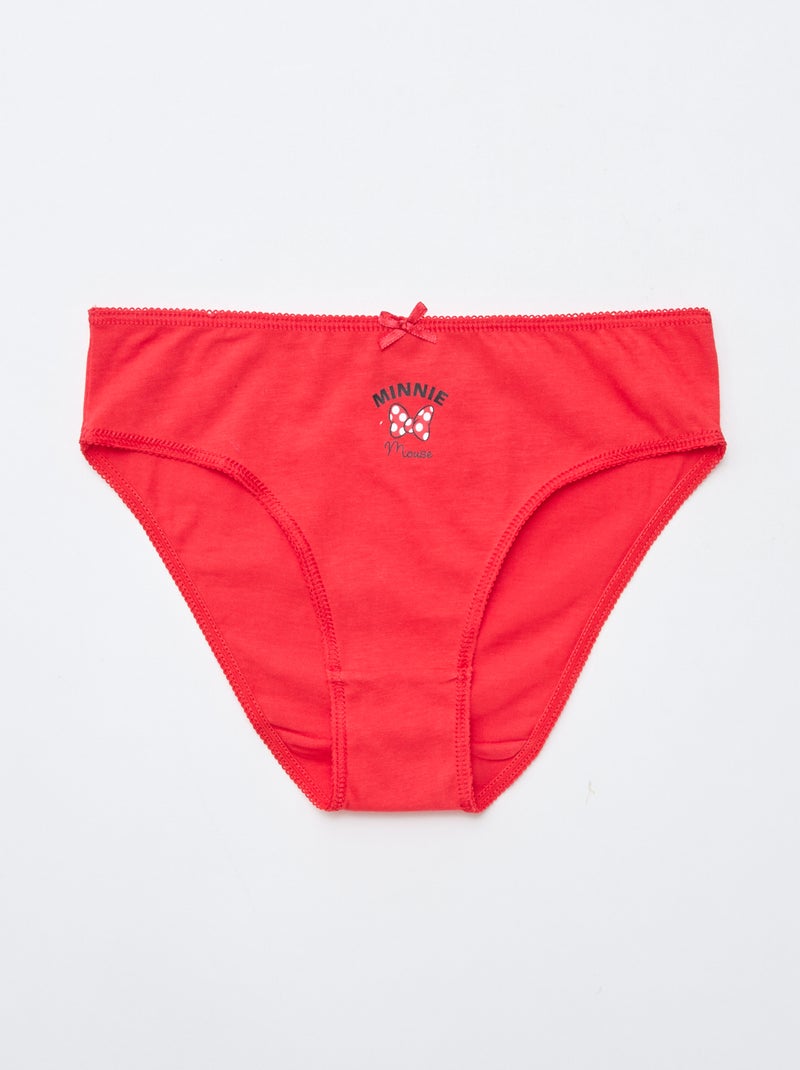 Set di 3 slip 'Mickey and friends' Rosso - Kiabi