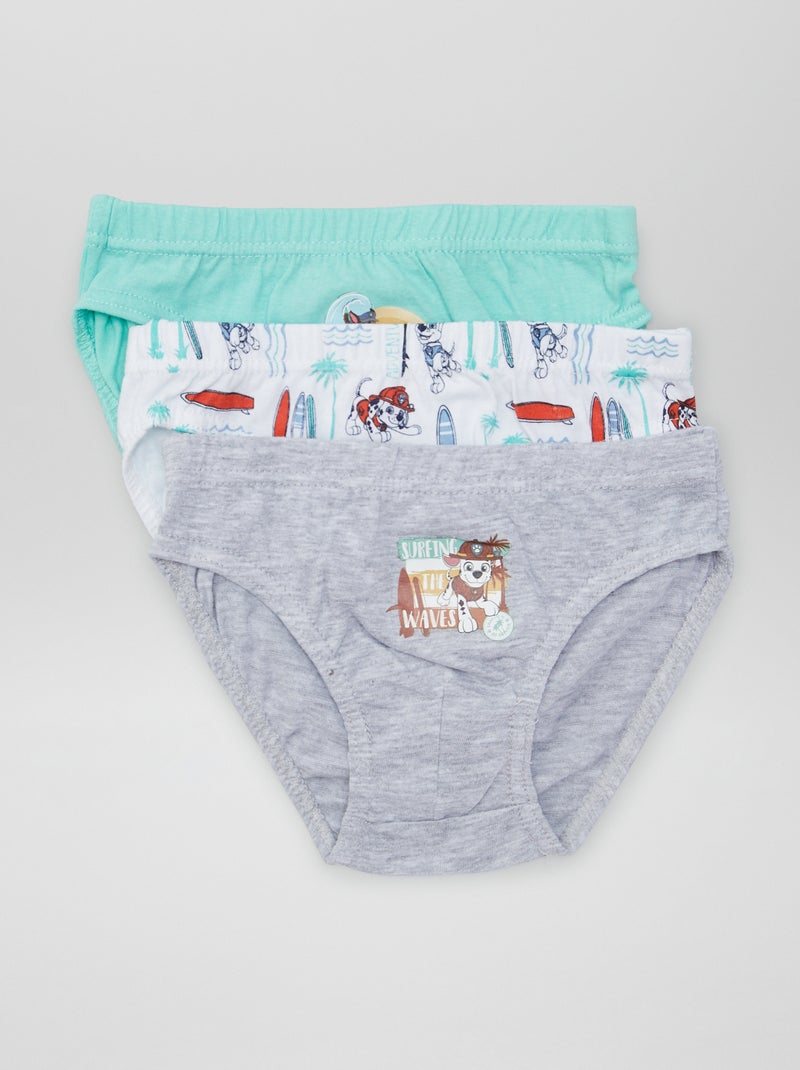 Set di 3 slip 'Paw Patrol' BLU - Kiabi