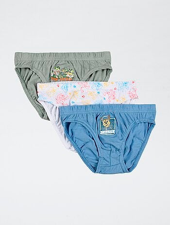 Set di 3 slip 'Paw Patrol' in cotone