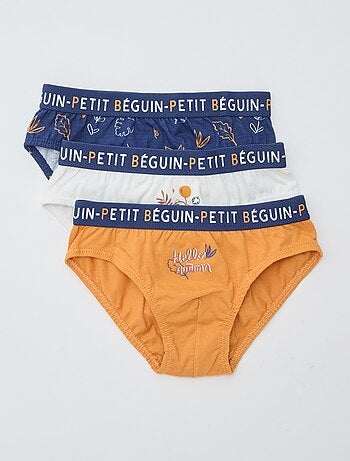 Set di 3 slip 'Petit Béguin'