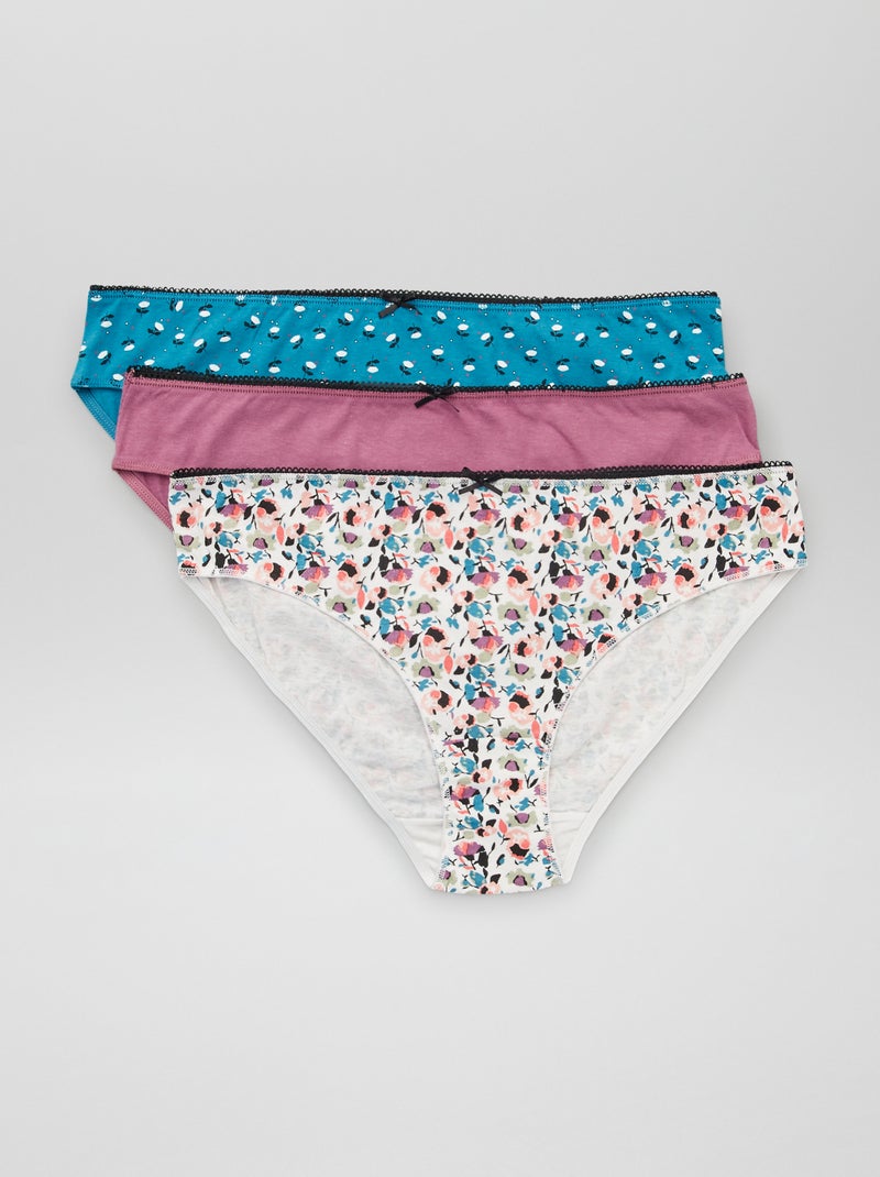 Set di 3 slip 'Petit Béguin' BEIGE - Kiabi