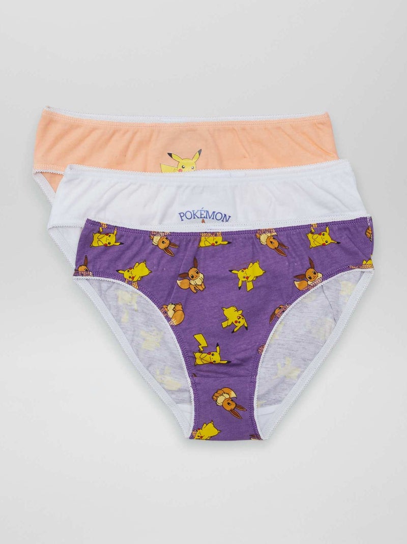 Set di 3 slip 'Pokemon' BIANCO - Kiabi