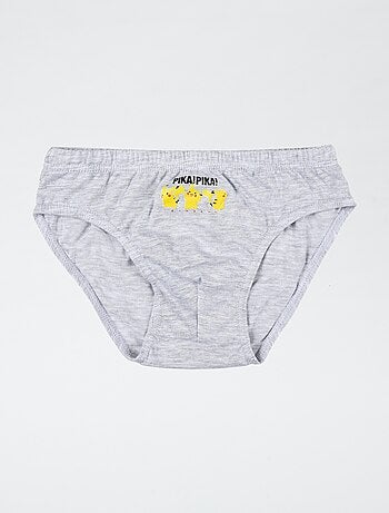Set di 3 slip 'Pokémon' in cotone