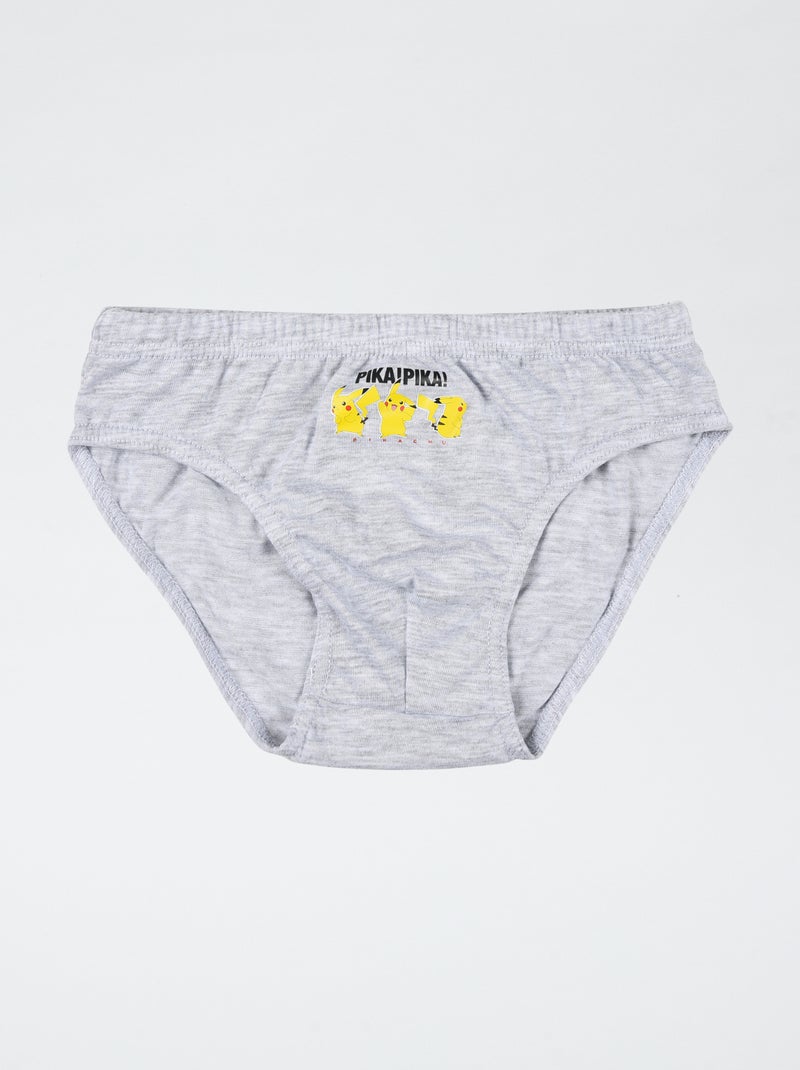 Set di 3 slip 'Pokémon' in cotone Rosso - Kiabi