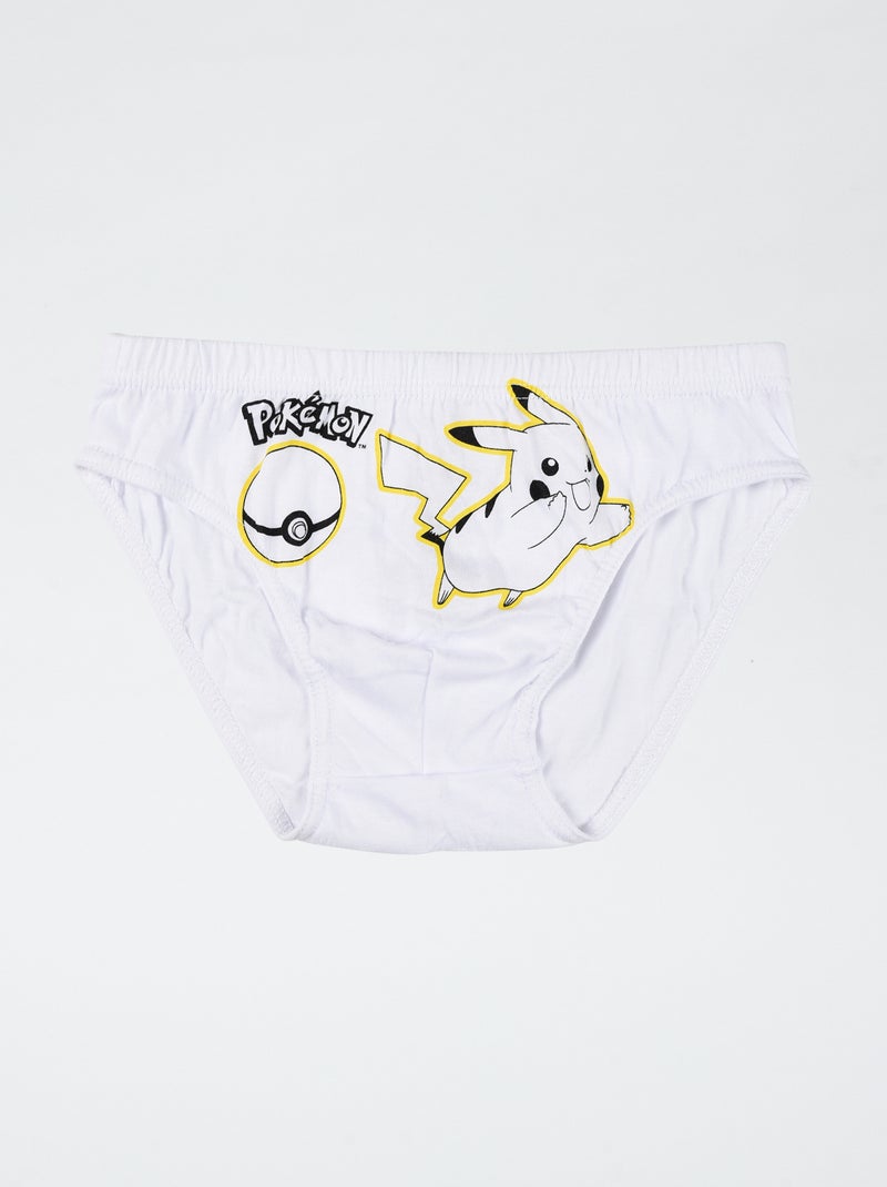 Set di 3 slip 'Pokémon' in cotone Rosso - Kiabi