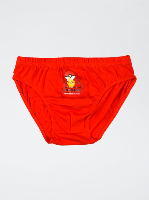 Set di 3 slip 'Pokémon' in cotone - Kiabi
