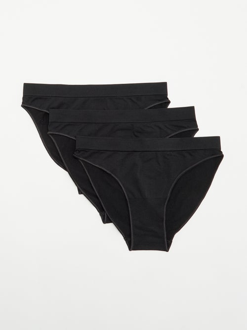 Set di 3 slip senza cuciture - Kiabi