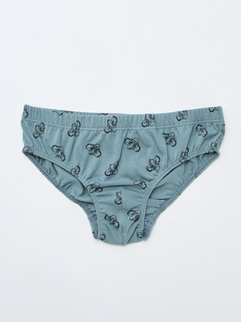 Set di 3 slip 'Simba' in cotone Verde - Kiabi