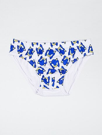 Set di 3 slip 'Sonic' in cotone