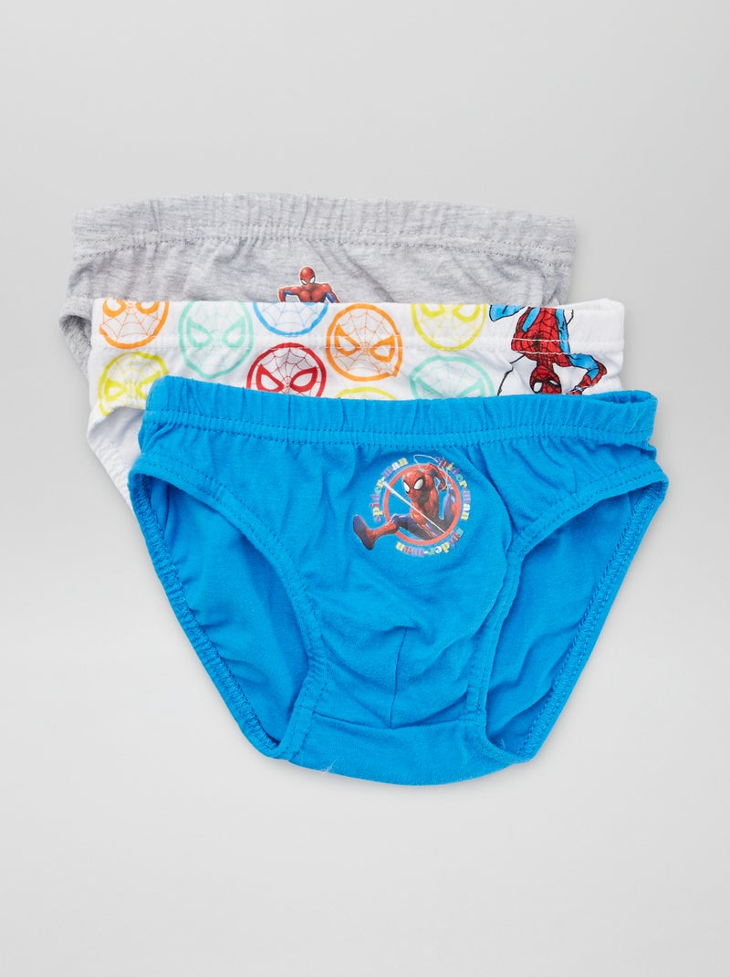 Set di 3 slip 'Spider-Man' BLU - Kiabi