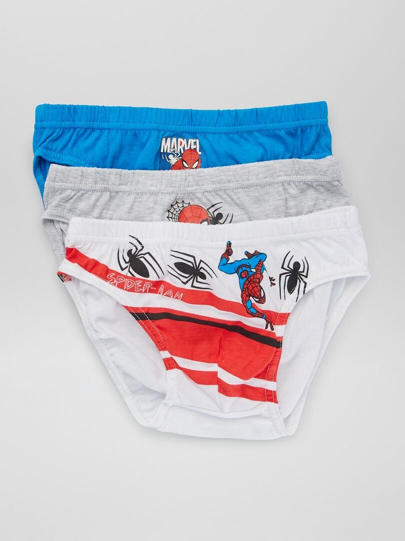 Spiderman - Confezione 3 Slip In Cotone, Per Bambino, 3-4 Anni, Rosso - 4