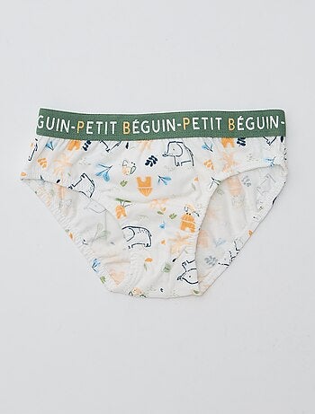 Set di 3 slip stampati 'Petit Béguin'