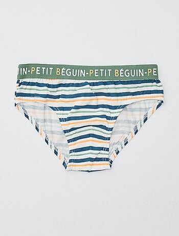 Set di 3 slip stampati 'Petit Béguin'