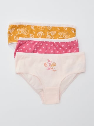 Set di 3 slip stampati 'Petit Béguin'