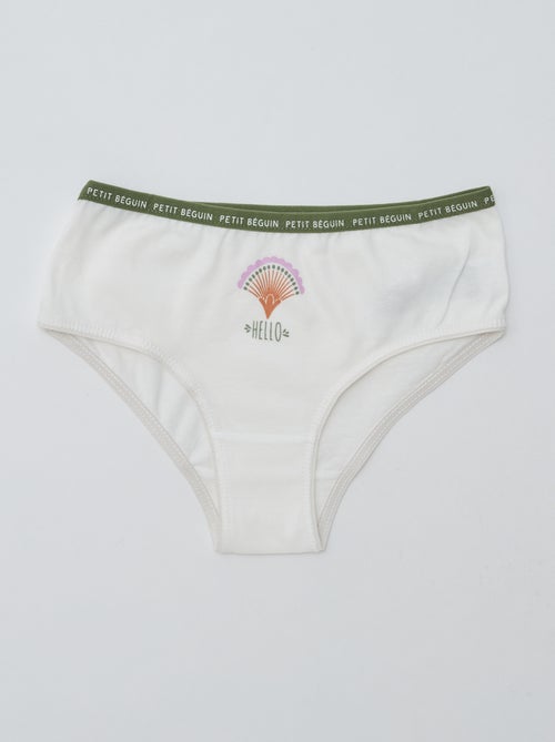 Set di 3 slip stampati 'Petit Béguin' - Kiabi