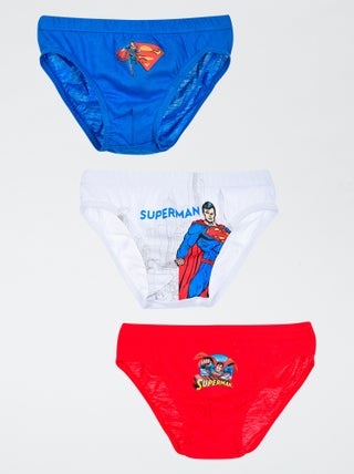 Set di 3 slip 'Superman'