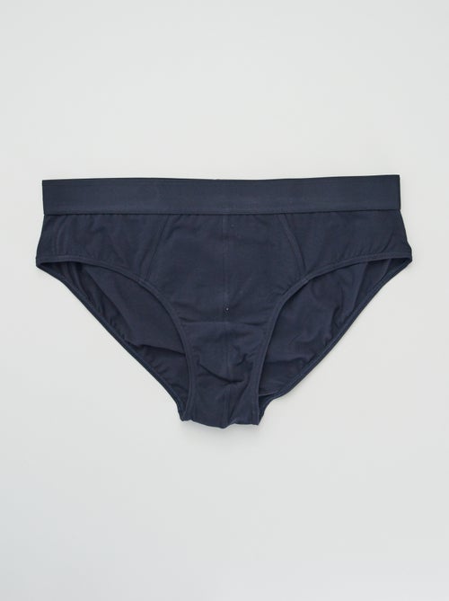 Set di 3 slip tinta unita - Kiabi Set di 3 slip tinta unita - Kiabi