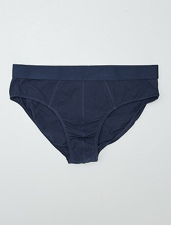 Set di 3 slip tinta unita