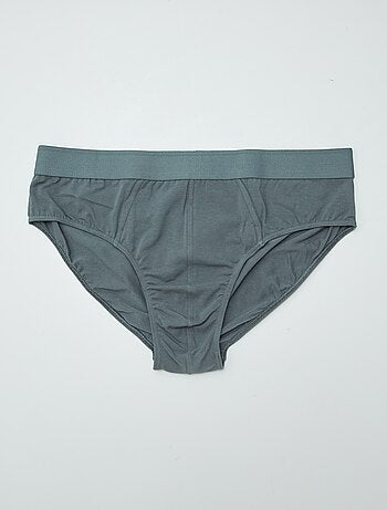 Set di 3 slip tinta unita