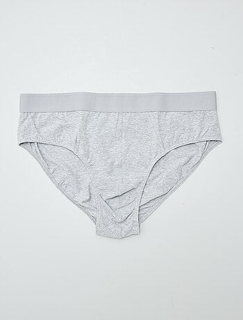 Set di 3 slip tinta unita