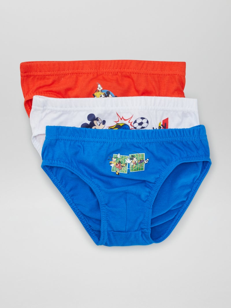 Set di 3 slip 'Topolino' BLU - Kiabi